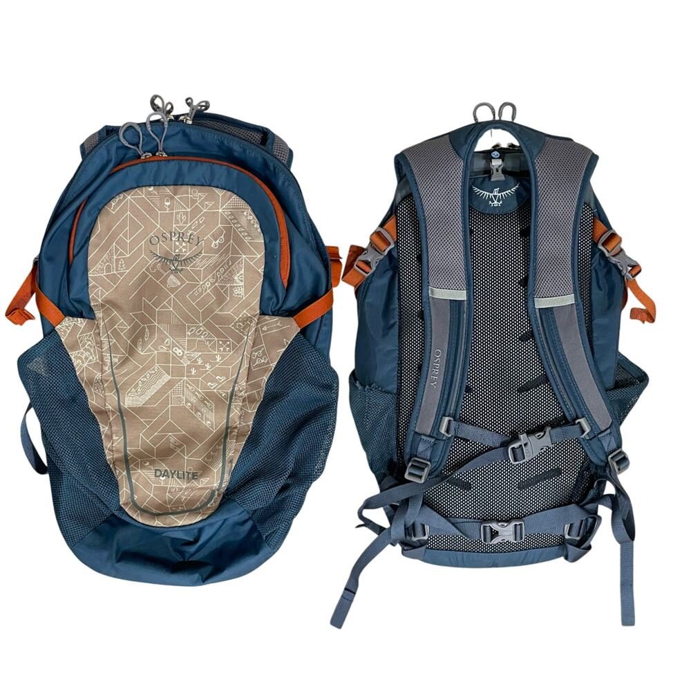 Osprey Daylite Lightweight Backpack H2O Hydration Ready Pack Hiking Camping GUC